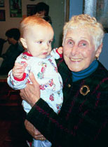 Alexander with his great grandmother