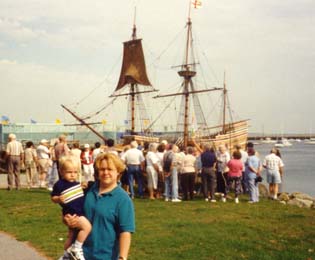 The Mayflower II in Plymouth
