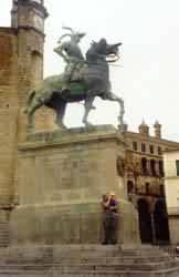 Statue of Pizarro in Trujillo